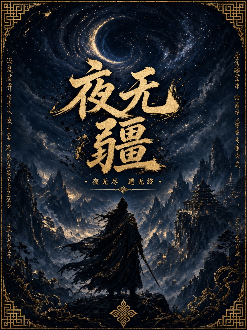 《夜无疆》AI主题封面